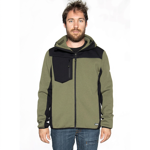 Issa Giacca con Cappuccio Fynor Colore VERDE/NERO - ISSA LINE - Immagine 3